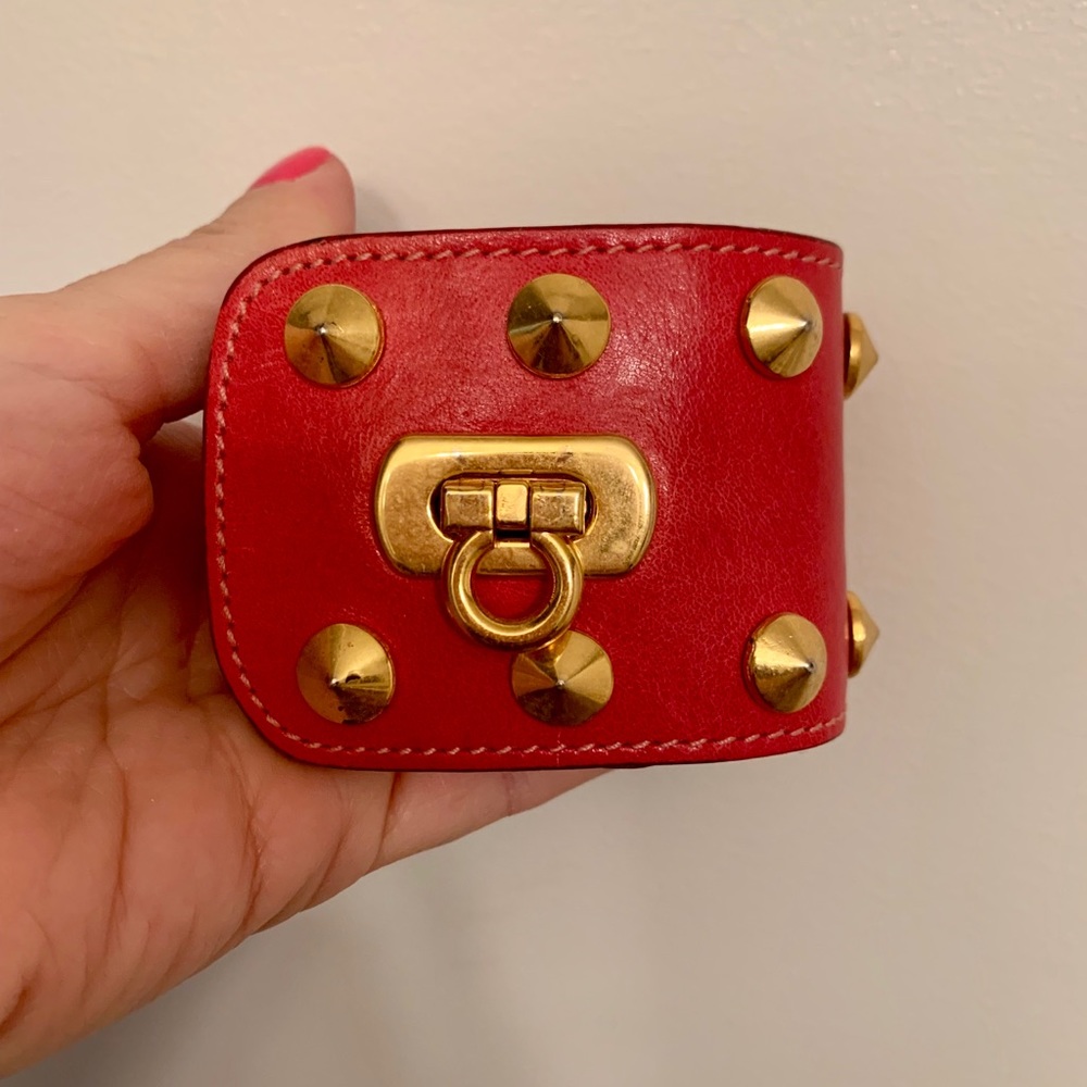Ferragamo Authentic hot pink cuff